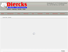 Tablet Screenshot of diercks-gmbh.de